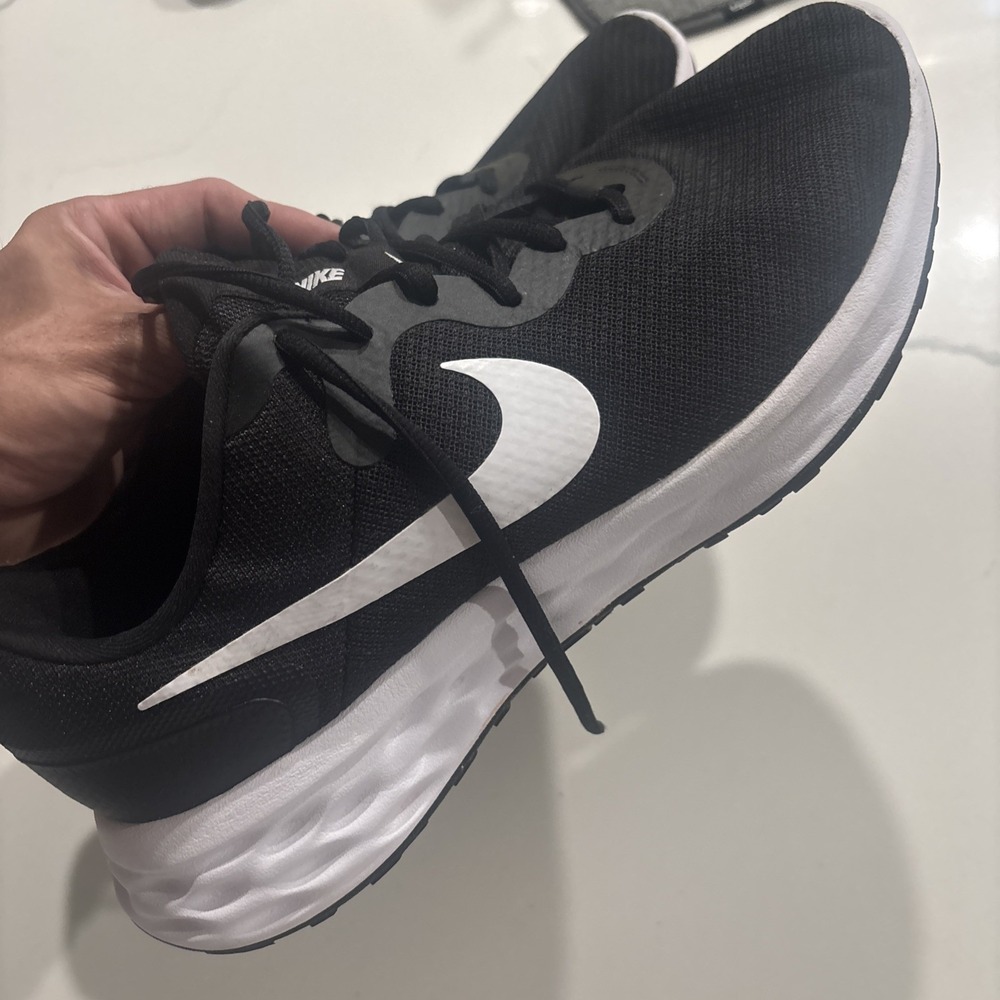 Size 13 - Nike Revolution 6 Next Nature Black White